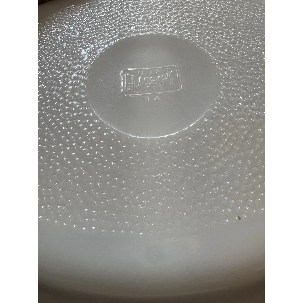 Glasbake J-239‎ Vintage Serving Dish White Milk Glass Divided Oval Casserole